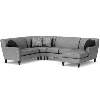 Layout F: Four Piece Sectional. 94" x 121" x 65"