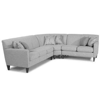 Layout H: Three Piece Sectional. 121" x 94"
