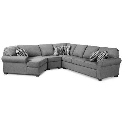 Layout F: Four Piece Sectional. 62" x 126" x 122"