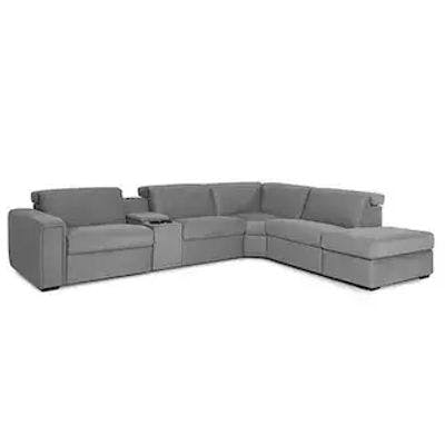 Layout I: Five Piece Sectional 124" x 138"