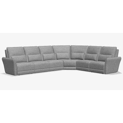 Layout F: Six Piece Reclining Sectional.  154" x 123"