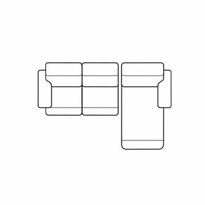 Layout B: Two Piece Sectional 102" x 68"