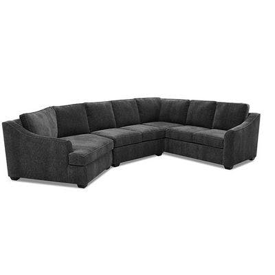 Layout F: Three Piece Sectional (Cuddler Chair Left Side) - 151" x 94"
