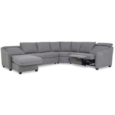 Layout F: Five Piece Power Reclining Sectional (Chaise Left Side) 62" x 129" x 103"