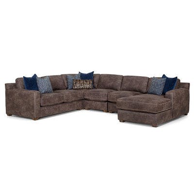 Layout B: Five Piece Sectional (Chaise Left Side) 99" x 129.5 x 73"