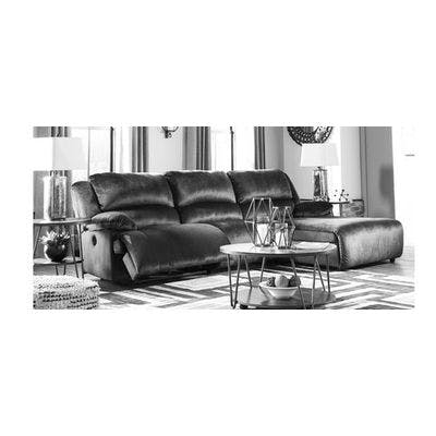 Layout B: Three Piece Power Reclining Sectional (Chaise Right) 127" x 70"