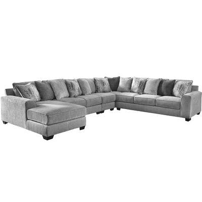 Layout E: Five Piece Sectional (Chaise Right Side) 138" x 157"
