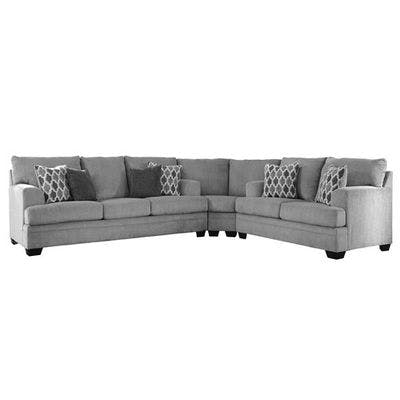 Layout A:  Three Piece Sectional (107" x 102")
