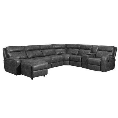 Layout A:  Four Piece Reclining Sectional (Chaise Left Side)