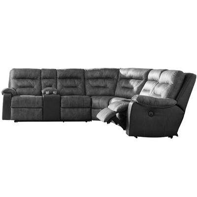 Layout A:  Four Piece Reclining Sectional - 121" x 109"