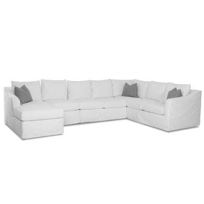 Layout A:  Four Piece Chaise Sectional (Chaise Left Side) - 65" x 119" x 95"