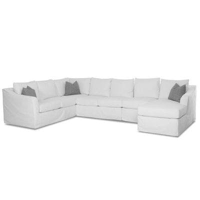 Layout B:  Four Piece Chaise Sectional (Chaise Right Side) - 95" x 119" x 65"