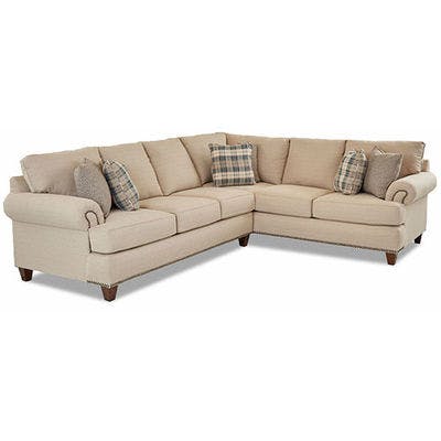 Layout J: Two Piece Sectional 123" x 95"