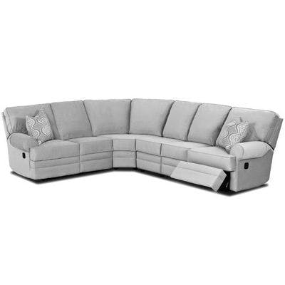 Layout G:   Four Piece Reclining Sectional 103" x 128"