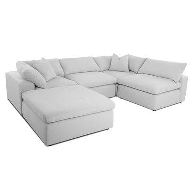 Layout E: Five Piece Sectional 93" x 133" x 86" 