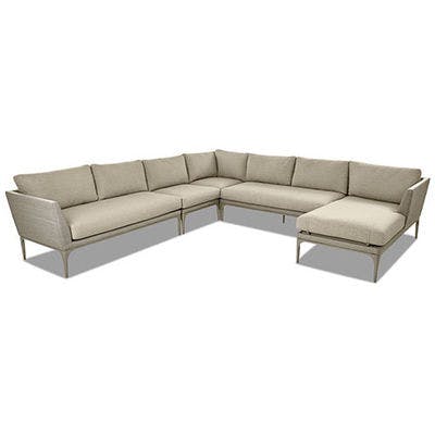 Layout D: Five Piece Outdoor Sectional  127" x 174" x 63"