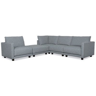 Layout A:   Five Piece Sectional. 131.5" x 131.5"