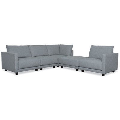Layout B:   Five Piece Sectional. 131.5" x 131.5"