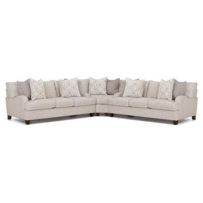 Layout D:  Three Piece Sectional 145.5" x 145.5"
