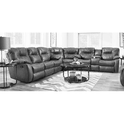 Layout E:  Three Piece Sectional. 140" x 129"