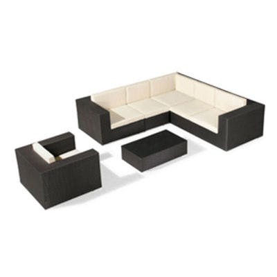 Seven Piece Sectional (Includes Arm Chair and Cocktail Table)