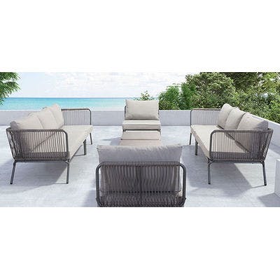 Pier 8 Piece Outdoor Living Room Collection