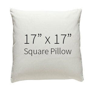 17" x 17" Square Pillow