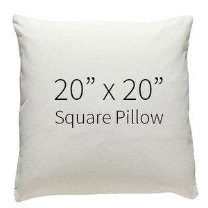 20" x 20" Square Pillow