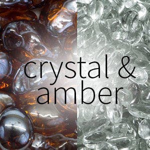 Crystal Amber & Fire Rocks