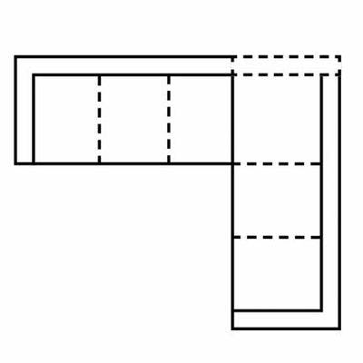 Layout D: Three Piece Sectional 130" x 103"