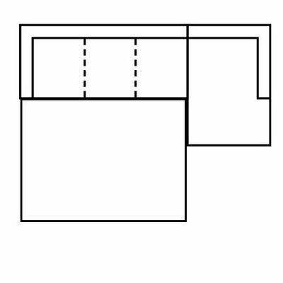 Layout A: Two Piece Sleeper Sectional 113" x 62"