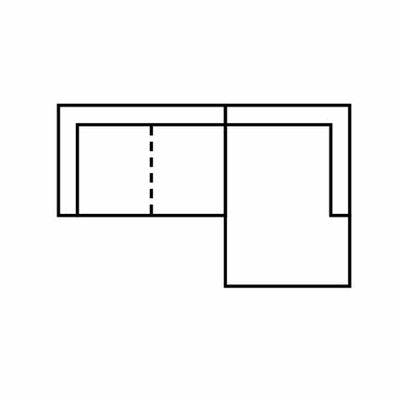 Layout H: Two Piece Sectional 86" Wide