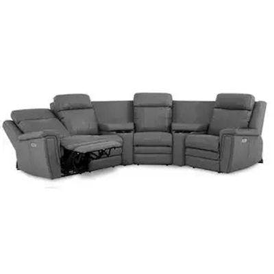 Layout G: Six Piece Sectional (2 Recliners)