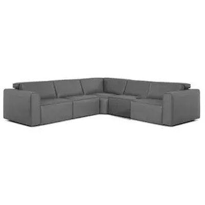 Layout H: Five Piece Reclining Sectional. 122" x 122" (2 Recliners)