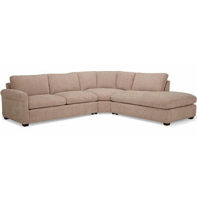 Layout N: Three Piece Sectional. 119" x 108"