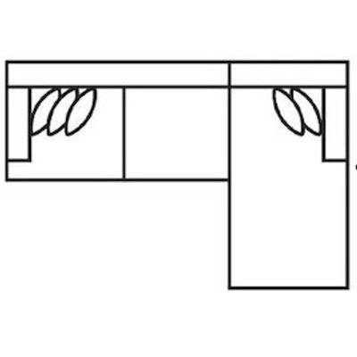 Layout A:  Two Piece Sectional 111.5" x 65.5"