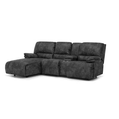 Layout B: Two Piece Reclining Sectional (Power Chaise Left Side) 71" x 108"