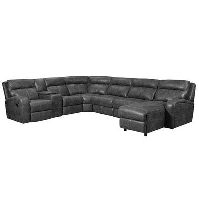 Layout B:  Four Piece Reclining Sectional (Chaise Right Side)