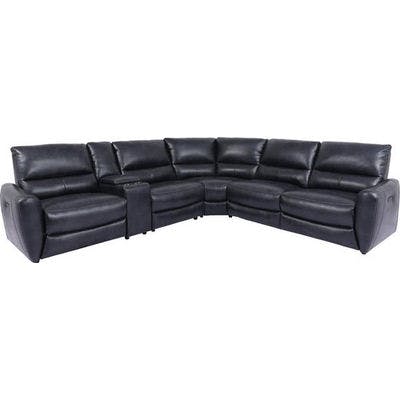 Layout C:  Six  Piece Reclining Sectional 131" x 118"